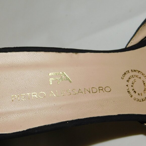 Pietro Alessandro Vintage Made In Mexico Heels Size 5 US FLAW - Picture 7 of 13